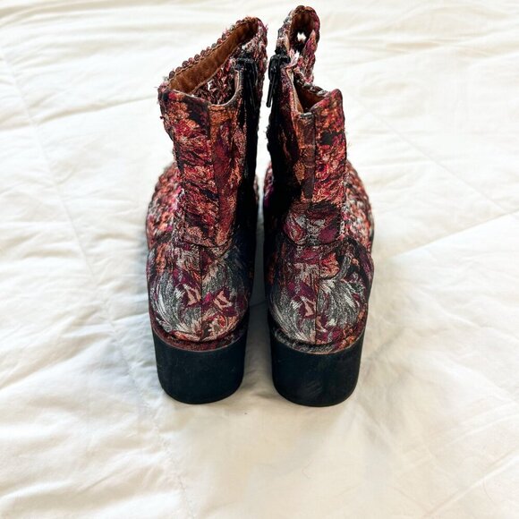 Jeffrey Campbell x Free People Woven Platform Ankle Boots 9.5 - Picture 6 of 9
